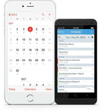 Sync your diaries with your phone